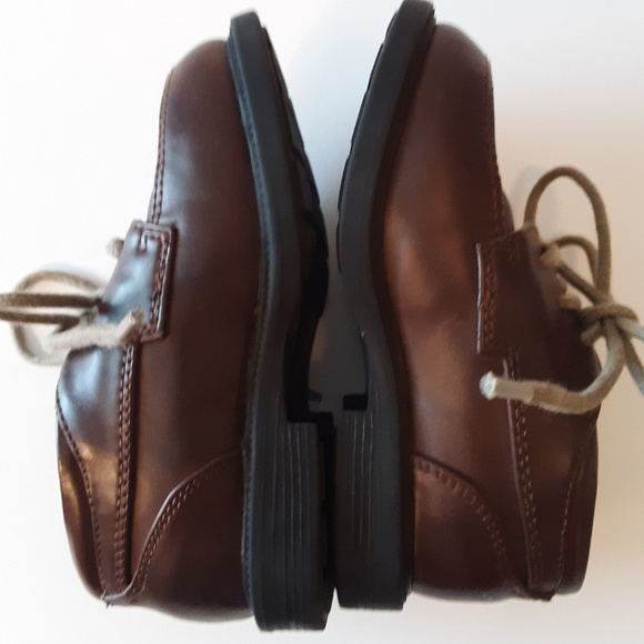 Cherokee brown boys tie oxfords - Picture 3 of 6